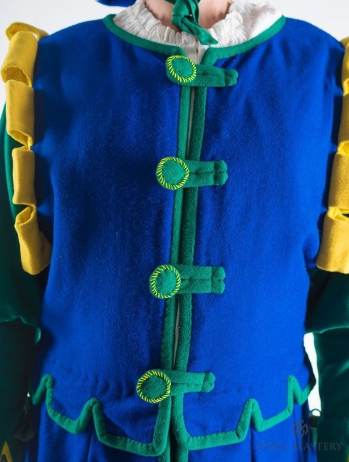 Costume of landsknecht (from Heinrich Aldegrever gravure) Mittelalterliche Kleidung