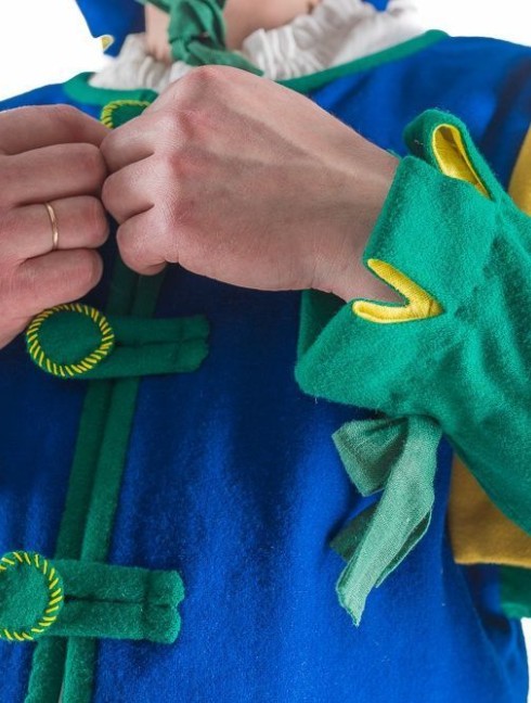 Costume of landsknecht (from Heinrich Aldegrever gravure) Vestimenta medieval