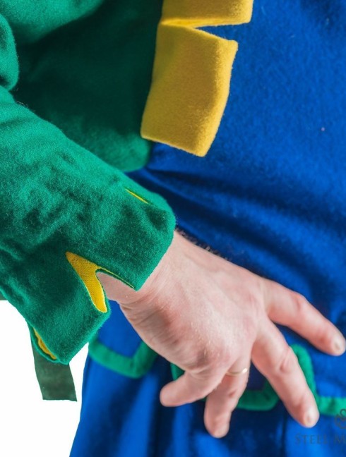 Costume of landsknecht (from Heinrich Aldegrever gravure) Vestimenta medieval