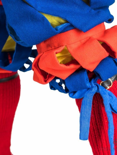 Medieval costume of landsknecht, XVI century 