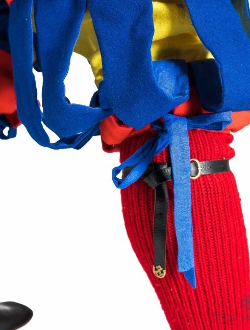 Medieval costume of landsknecht, XVI century 