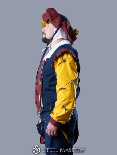Medieval costume of landsknecht, XVI century Vestimenta medieval