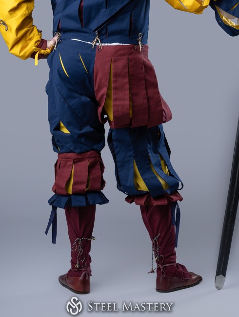 Medieval costume of landsknecht, XVI century Mittelalterliche Kleidung