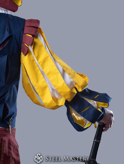 Medieval costume of landsknecht, XVI century Vêtements médiévaux