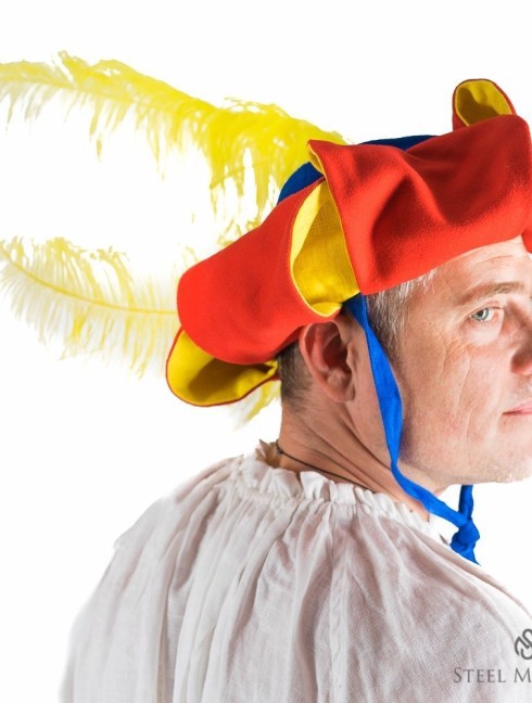 Landsknecht s hat with feathers Copricapo