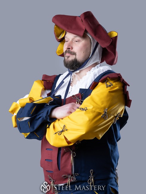 Landsknecht s hat with feathers Copricapo