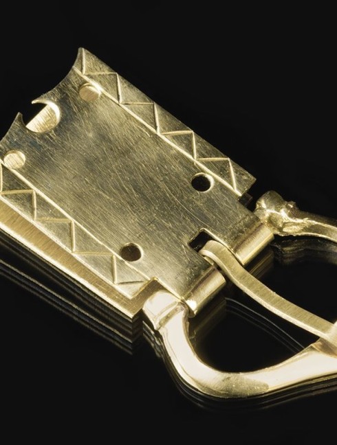 Medieval custom bronze buckle  Cast buckles