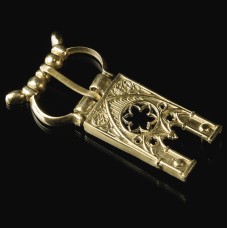 Medieval custom decorative bronze buckle Germany image-1
