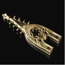 Medieval decorative bronze strapend image-1