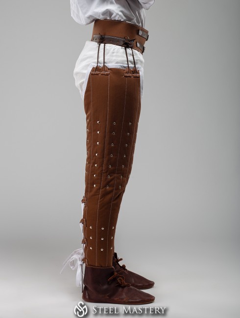Long padded chausses Gepolsterte beinlinge