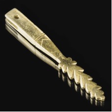 Poland medieval  decorative bronze strapend image-1