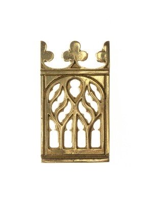 France medieval decorative bronze strapend with toreutics Ciocche