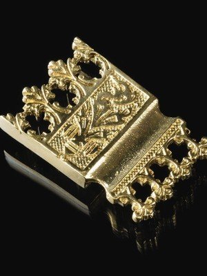 Sweden medieval custom bronze strapend Strapends