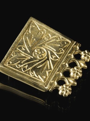 England medieval  bronze belt strapend Ciocche