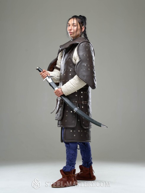 Mongolian (Asian) warrior armor: 11 - 17 century Brigantinen