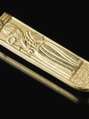 England medieval bronze decorative  strapend Gürtelschmuck