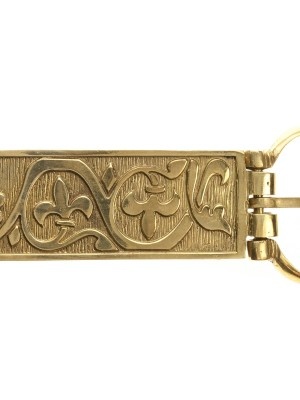 Medieval Normand custom belt buckle Fibbie