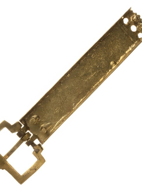 Medieval German decorative belt buckle with dragon Cast buckles
