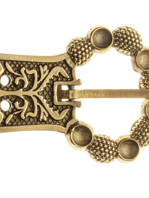 Medieval english custom belt buckle of the late XIVc Cast buckles