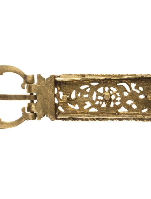 Medieval custom openwork belt buckle Cast buckles