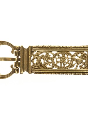 Medieval custom openwork belt buckle Cast buckles