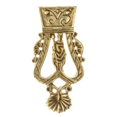 Medieval custom belt strapend with monarchy figure image-1