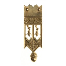Medieval custom belt strapend with ornamental pattern image-1