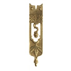Medieval decorative belt strapend with thistle pattern image-1