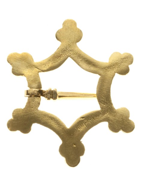 Medieval decorative metal fibula Brooches and fasteners