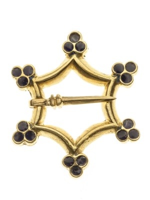 Medieval decorative metal fibula Broschen und Verschlüsse