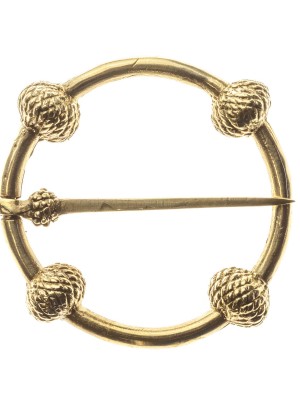 English medieval decorative metal fibula Brooches and fasteners