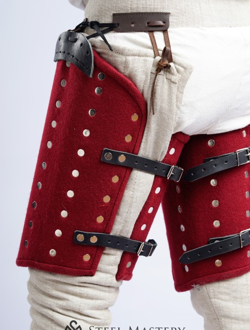 Thigh protection Brigantinenbeinschienen
