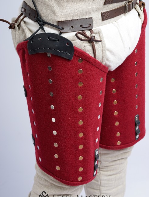 Thigh protection Brigantinenbeinschienen
