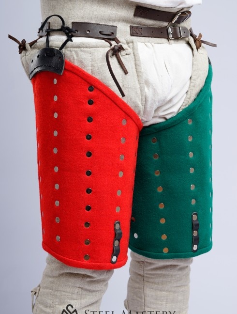 Thigh protection Brigantinenbeinschienen