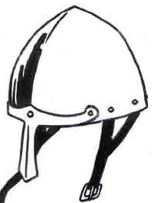 Nasal helm Armadura de placas