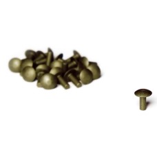 50 brass rivets (8,5x8mm) image-1