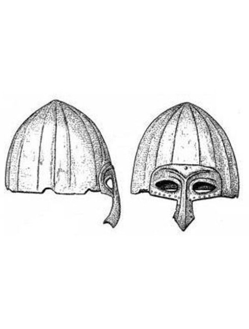 Helm of Nikolskoe (Orel region. Russia). End of XII - XIII centuries Armadura de placas
