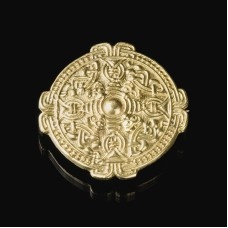 Custom decorative viking disc brooch image-1