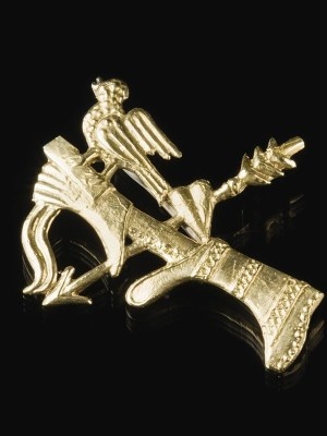 Custom medieval clothing badge 