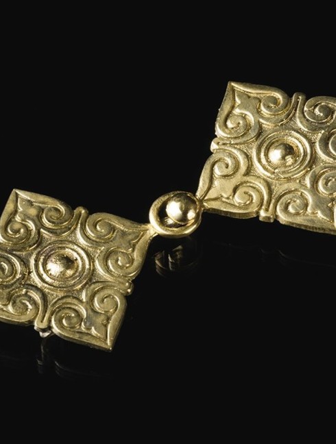 Decorative caftan fastener, X century Brooches and fasteners