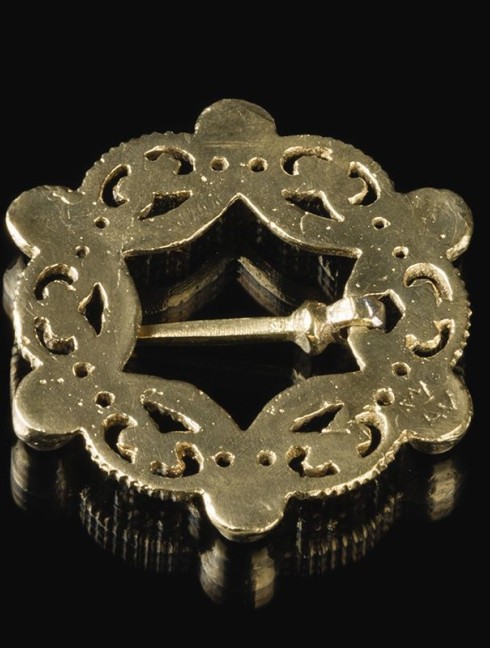 Medieval German brass brooch, XIV century Brooches and fasteners