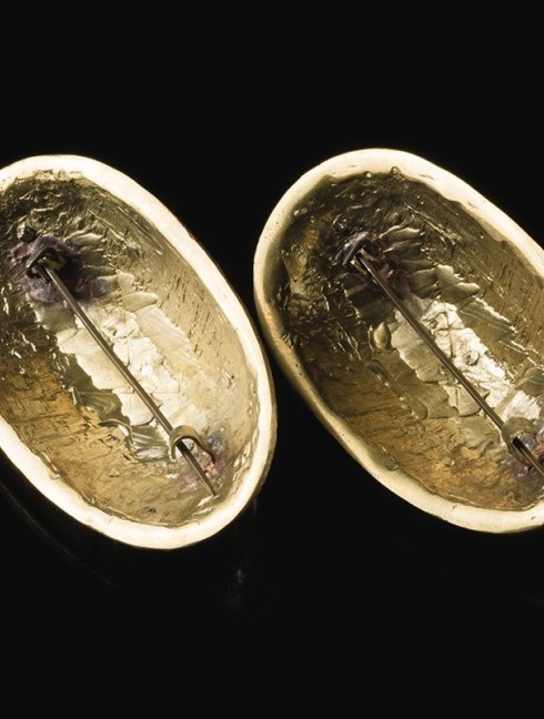 Scandinavian female oval fibula Spille e cerniere