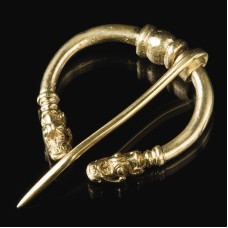 Medieval custom Scandinavian fibula, X century image-1