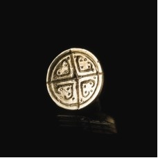 Medieval European cast button with pattern 25 PCS   in stock  image-1