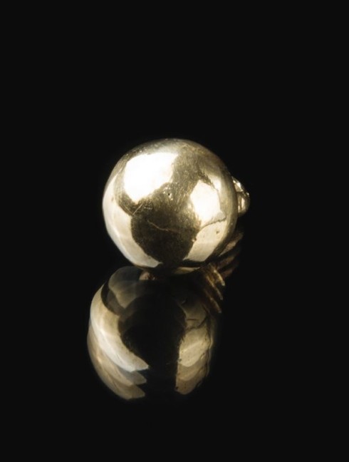 Medieval spheric button, X-XI centuries Buttons, hooks, pins