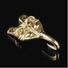 Medieval Bear shaped hook for leg wrappings, X century image-1