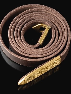 Scandinavian leather belt, X century Gürtel