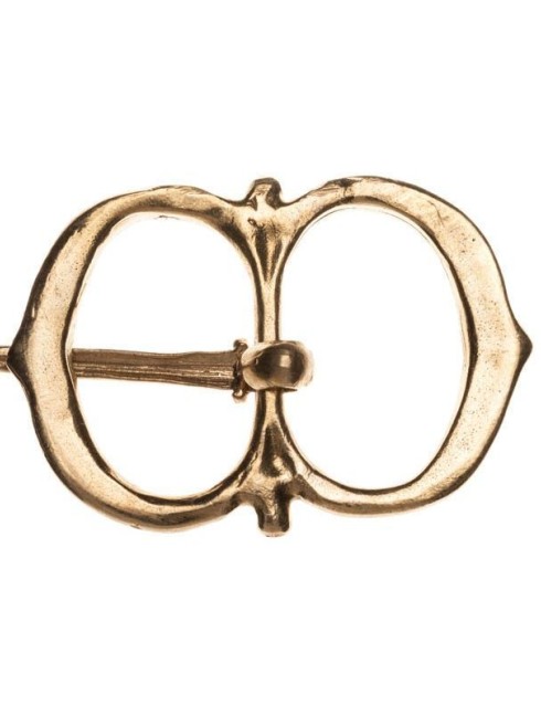 Medieval bronze buckle, 1300-1500s Fibbie