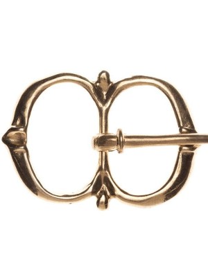 Medieval bronze buckle, 1300-1500s Cast buckles