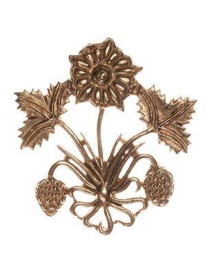 Medieval heraldic badge "Strawberry" Abzeichen